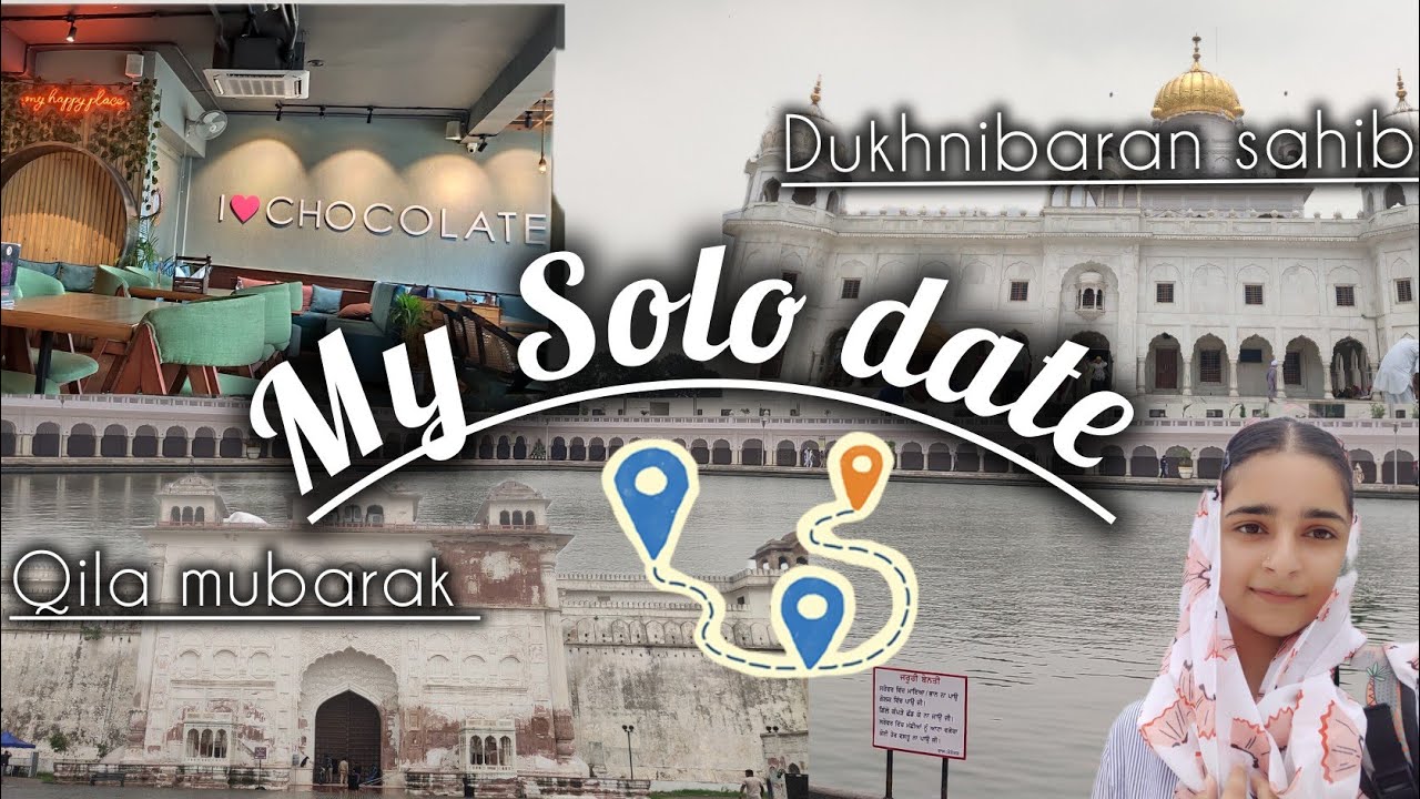 The joy of solo exploration|| my solo date 🌹#patiala 📍