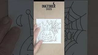 Inktober 2025 Day 3 | Crown 🕷️ | Hand Drawn Halloween Art