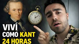 I lived like Kant for 24 hours
