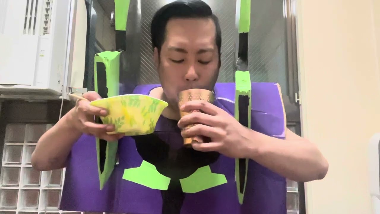 【エバース】エバース×シンクロニシティ エバーゲリオン シンクロ率10%配信延長決定 牛丼早食い告知動画【シンクロニシティ】