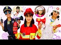 KatyCutie Learn about Professions with Ashu and mom for children