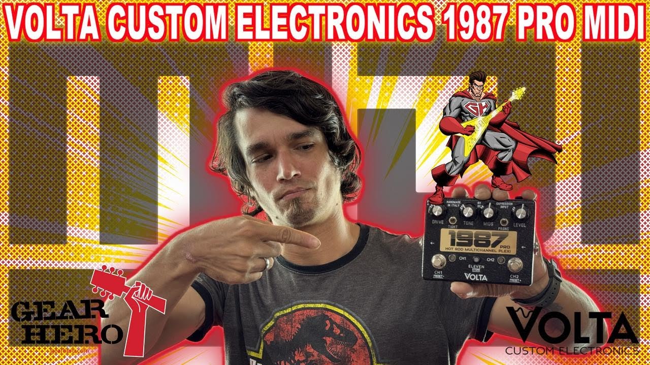 POP ROCK IN A BOX! Volta Custom Electronics 1987 PRO MIDI Hot Rod