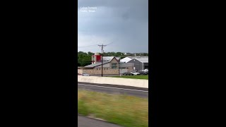 Funnel cloud seen from Hutto, Texas