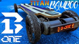 BONE TITAN BAMBOO electric skateboard review