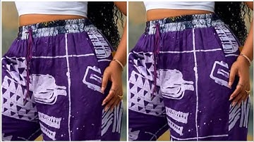 How to make a short pant with an elastic waist band