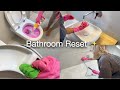 Satisfying Bathroom Deep Cleaning ✨ From Messy ➝ Sparkling Clean | ASMR Cleaning Motivation