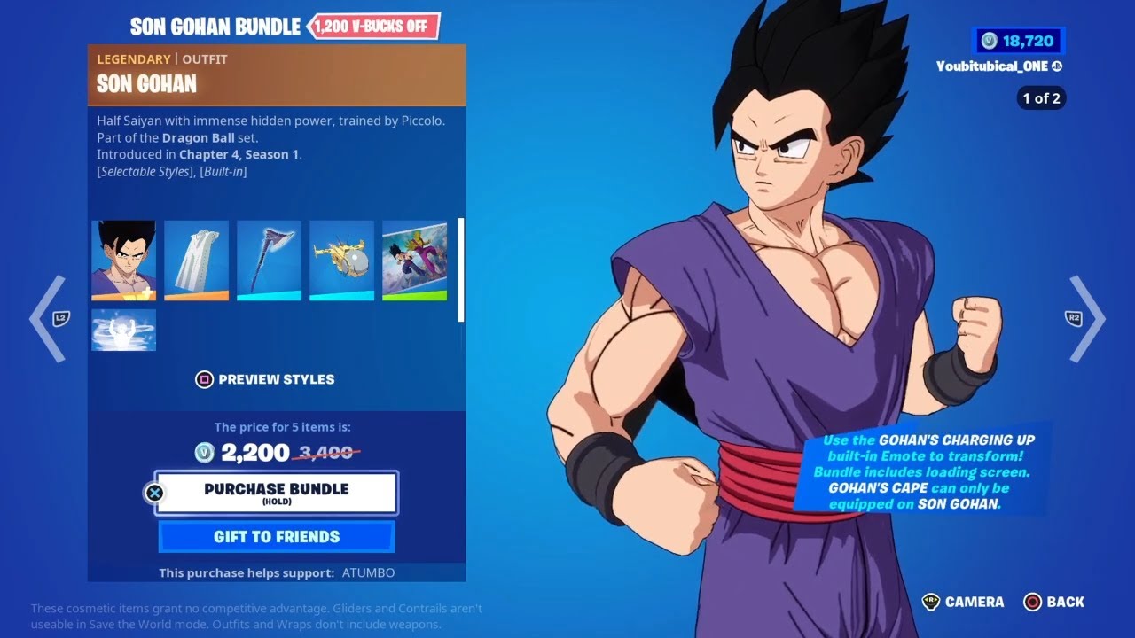 Fortnite Brings Dragon Ball Z Back with Gohan and Piccolo and New