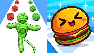 Rope Man VS Food Run Max Levels Walkthrough Android, iOS Update Gameplay P2