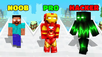 Merge Run 3D Gameplay - NOOB vs PRO vs HACKER (iOS/Android)