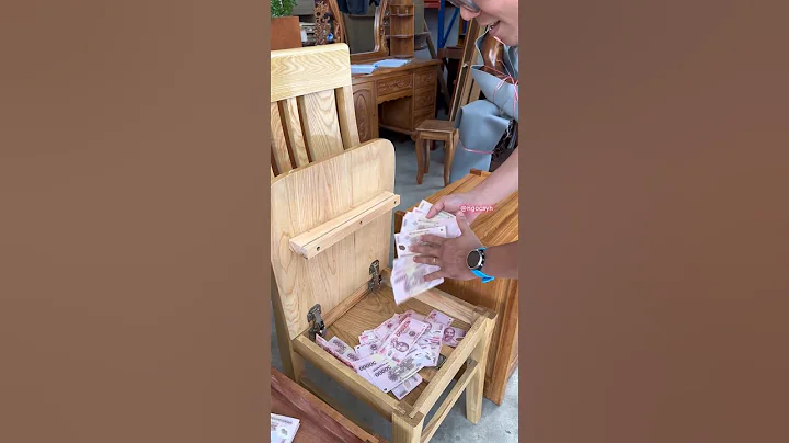 Creative hidden-compartment wooden chairs #furniture #woodworking #diy #asmr thumbnail