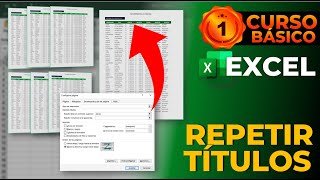 CÓMO REPETIR LOS TÍTULOS EN TODAS LAS HOJAS DE EXCEL (Nueva Versión)