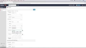Bullhorn Training   4 1   add a job to the system