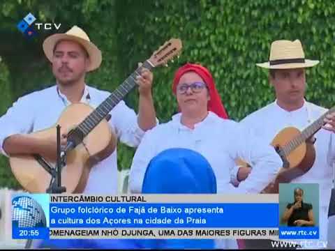 Grupo Folclórico de Fajã de Baixo apresenta a cultura dos Açores na cidade da Praia