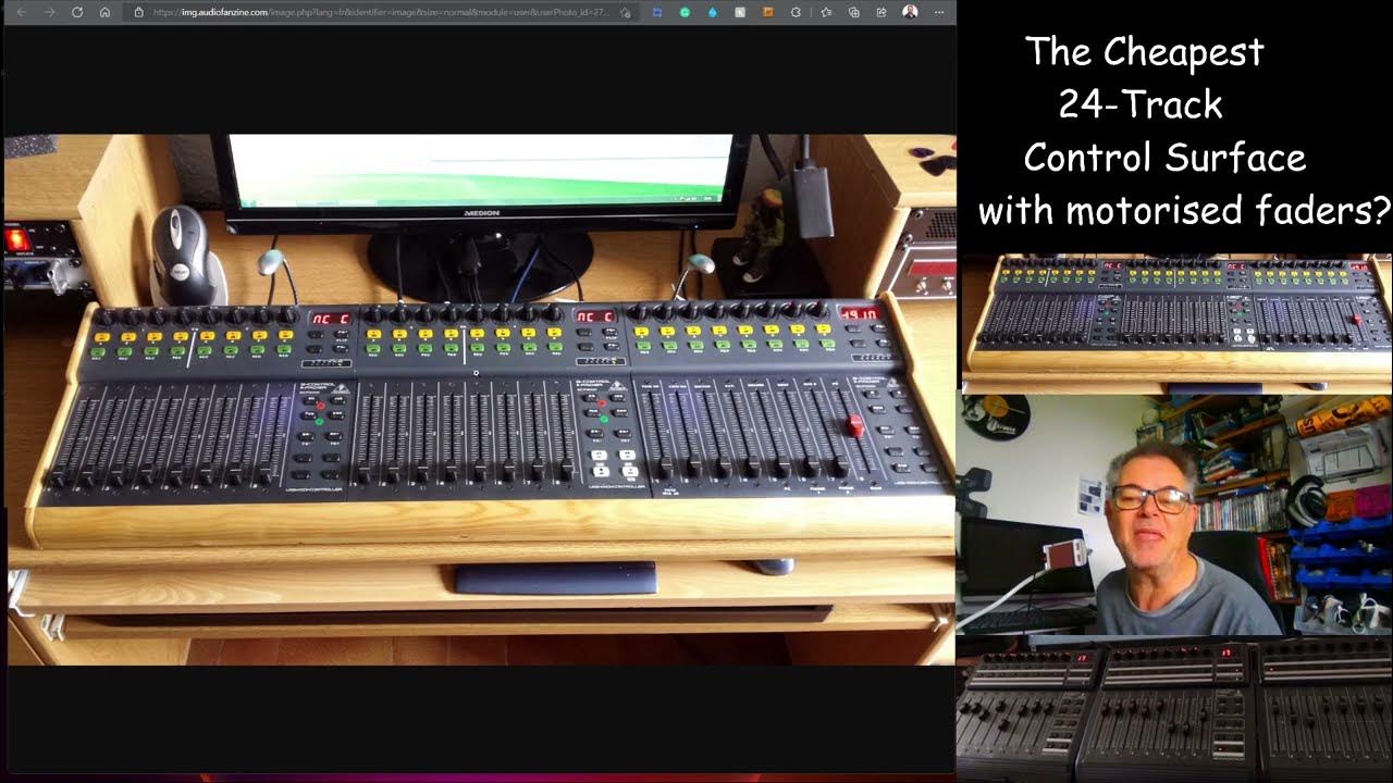 The cheapest 24 track control surface (with motorised faders) in 2023