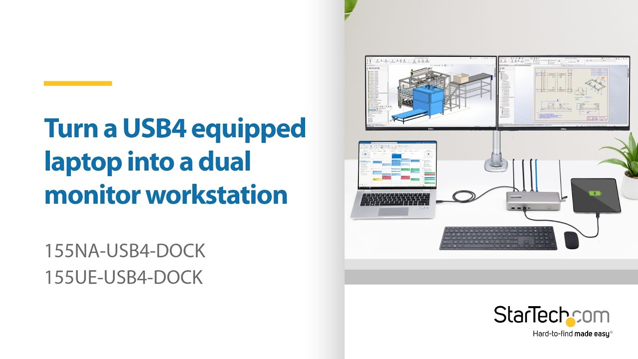 Turn your USB4 laptop into a multi-monitor high-resolution workstation