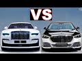 Rolls Royce Ghost vs Mercedes Maybach S Class (2021) Ultra-luxurious cars! (full review) ghost.