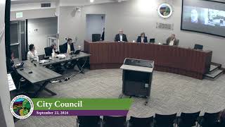 Los Altos City Council Meeting 09/22/2026