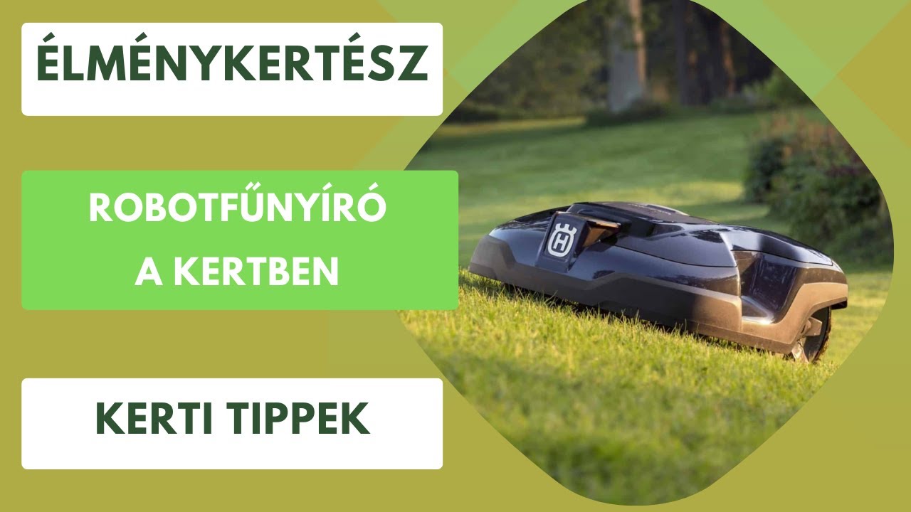 Husqvarna robotfűnyíró érkezik a kertbe🏡