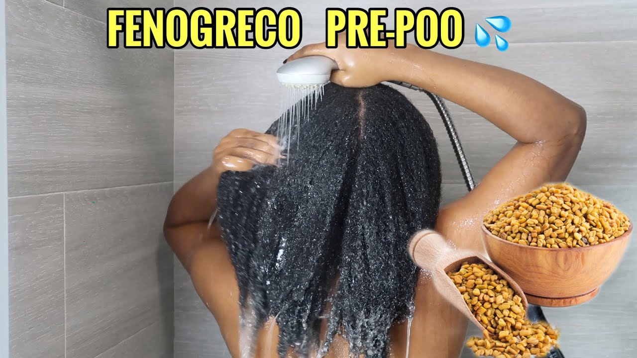 FENOGRECO para hacer CRECER EL el CABELLO PRE POO || prepoo de fenogreco | Rihanel
