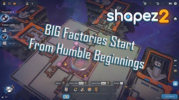 Shapez 2: First Factory Build! Super Satisfying Gameplay! (Ep1)