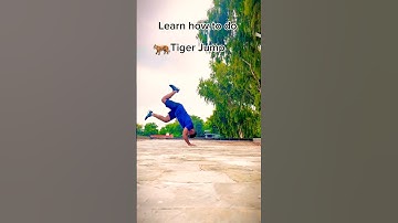 Learn fast how to do Tiger Jump #tutorial