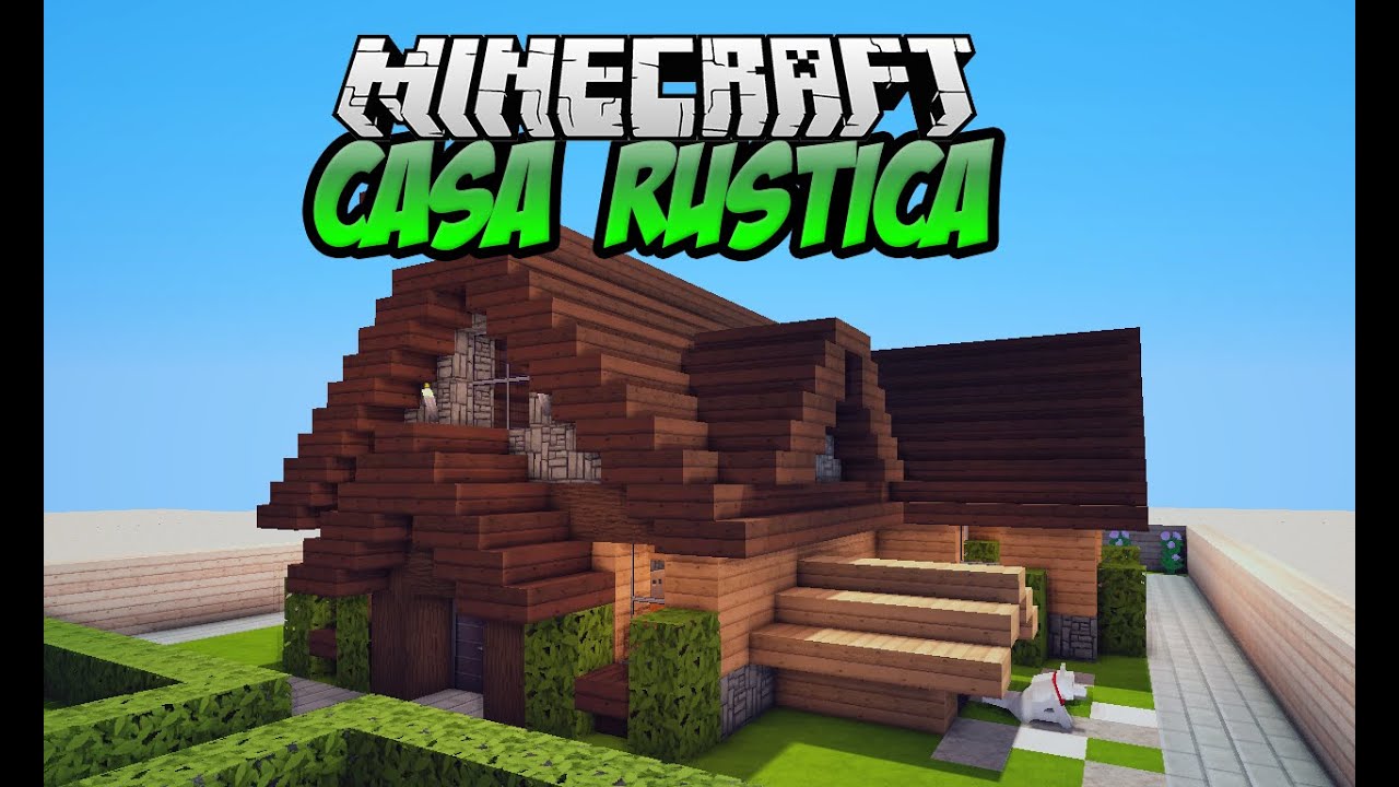 ➤ Como fazer uma casa rústica no Minecraft? - casa rústica 🎮