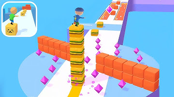 Cube Surfer! - All Levels Gameplay Walkthrough - Levels 38-40 (Android, iOS Game)