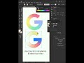 The Secret Behind the Google 'G' Logo! 🌐 (Geometry & Gradients ✅) #logo #gradient #google #new