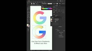 The Secret Behind the Google 'G' Logo! 🌐 (Geometry & Gradients ✅) #logo #gradient #google #new