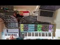 Olson  boards of canada cover with moog matriarch mother 32 and dfam