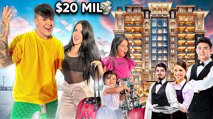 24 HORAS reservando UN HOTEL solo para mi FAMILIA😱💵