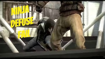 CS:GO - The best ninja defuse fail ever !