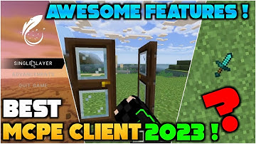 Best client for mcpe 1.19 | Fps boost | Mod Menu | No lag client