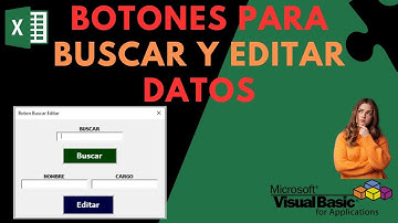 🟢 # 15 Crear Botones para Búsqueda y Edición de Datos con VBA | Curso de VBA