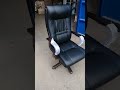 Усиленное кресло руководителя в натуральной коже.