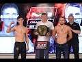 M-1 Challenge 81: Battle in the Mountains 6 weigh-in