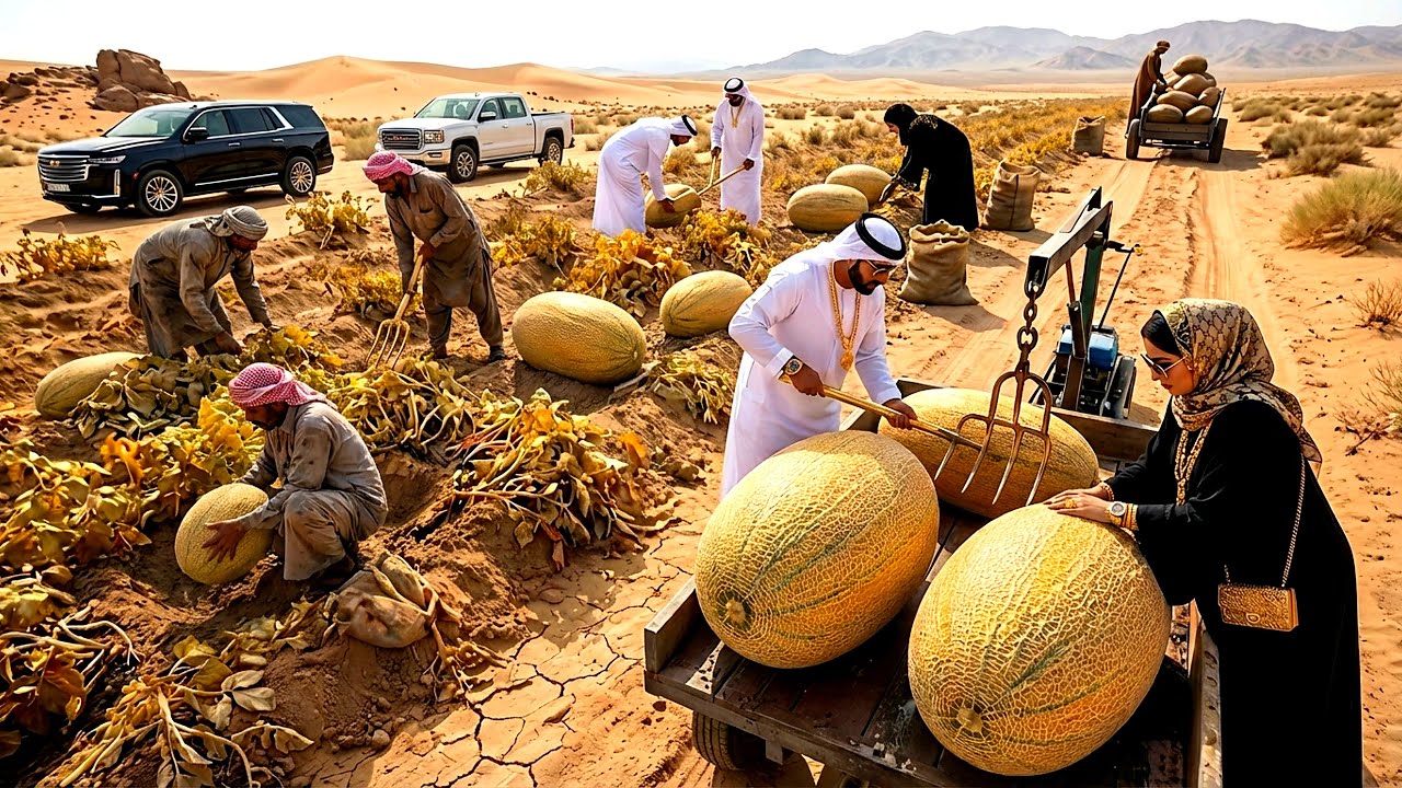 Дыня за 1500 долларов? Секретный урожай пустынных дынь в Дубае 🍈🏜️