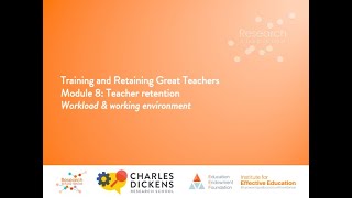 TRGT Module 8 Teacher retention