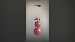 INSANE 0% vs 100% Soft Body Simulation in Cinema4d screenshot 3