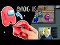 Jugando Among Us por PRIMERA VEZ! Haz un SQUISHY de AMONG US!