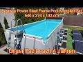 Unser Fazit nach 4 Jahren: Bestway Power Steel Frame Pool 640 x 274 x 132 cm Komplettset
