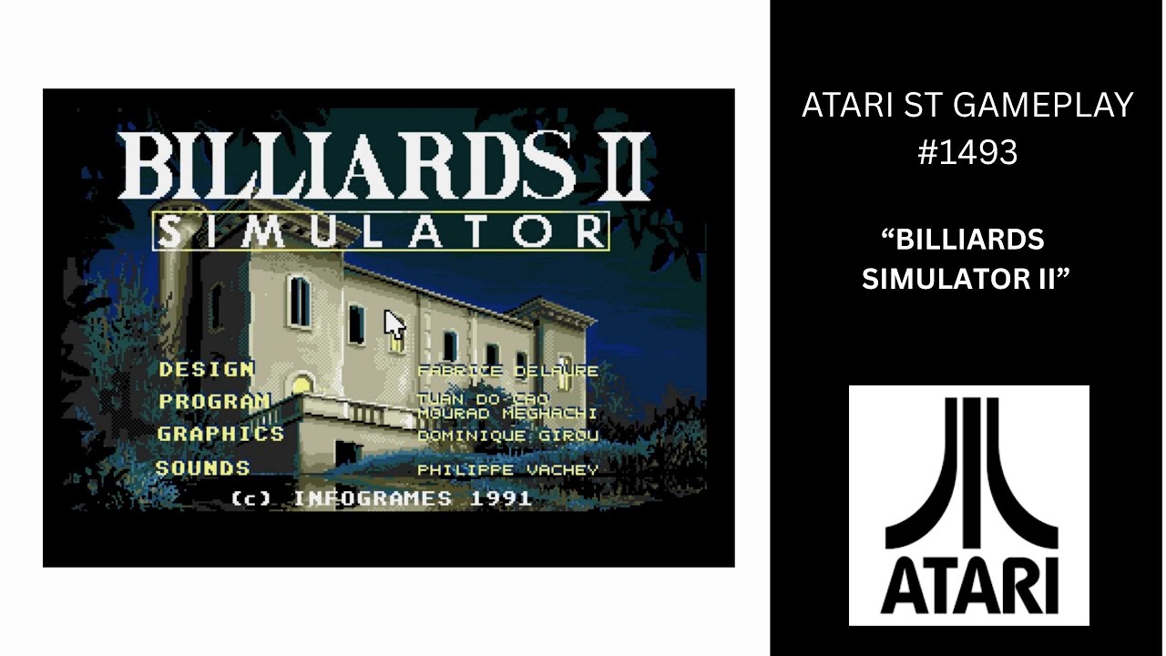 Billiards Simulator II (Atari ST / Gameplay #1493) - YouTube