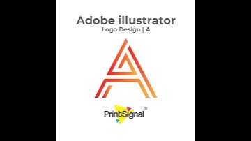 Logo Design Tutorial for Beginners in Adobe illustrator | Learn Graphic Design | #PrintSignal
