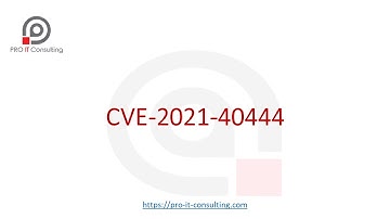 Demo cve-2021-40444