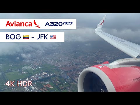 Video Vuelo BOGOTÁ - NEW YORK (JFK) | Avianca | Airbus... - youtube