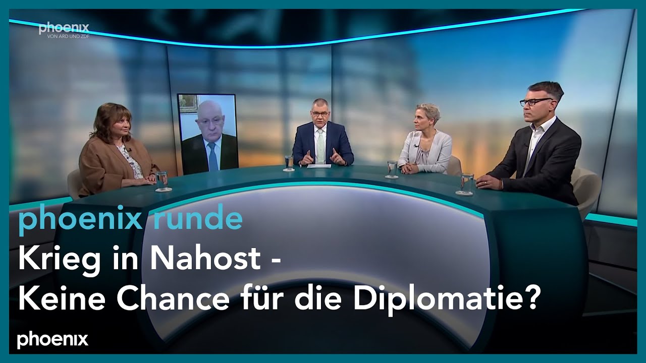 Phoenix Runde phoenix runde: Krieg in Nahost - Keine Chance für die Diplomatie? - YouTube