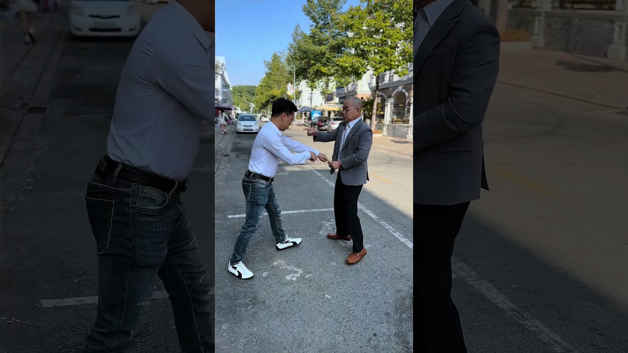 KM- Being well-dressed doesn't necessarily mean being kind. [KINDNESS MAN] 