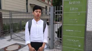 Ray Active한 14일-Lg글로벌챌린저 21기 지멘스 재단에 도착했어요. 자막