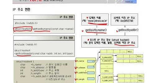 [열혈강의] TCP/IP 소켓 프로그래밍 - #10 4장 IP 주소 변환