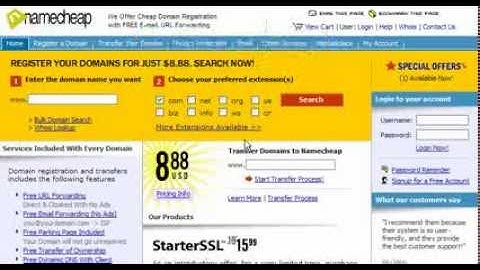 How to Manage Your DNS (Update Name Servers) at NameCheap.com